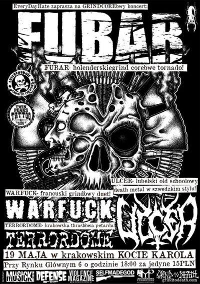 Plakat - Fubar, Ulcer, Warfuck, Terrordome