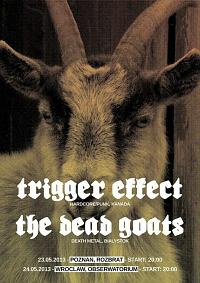 Plakat - Trigger Effect, The Dead Goats