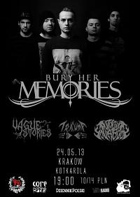 Plakat - Bury Her Memories, Vague Stories