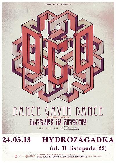 Plakat - Dance Gavin Dance, Closure in Moscow