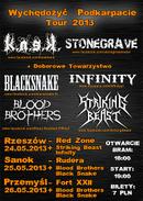 Koncert K.A.S.K., Stonegrave, Blood Brothers, Black Snake