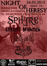 Plakat - Sphere, Effect Murder, Hellspawn