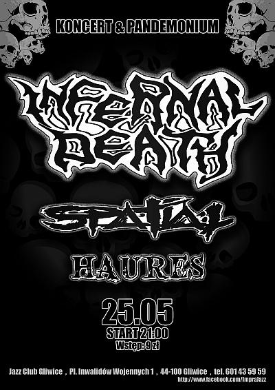 Plakat - Infernal Death, Spatial, Haures