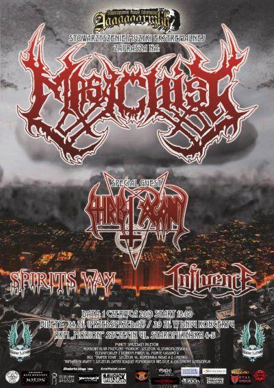 Plakat - Masachist, Christ Agony, Spirits Way