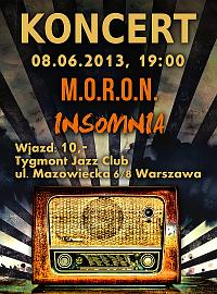 Plakat - M.O.R.O.N., Insomnia