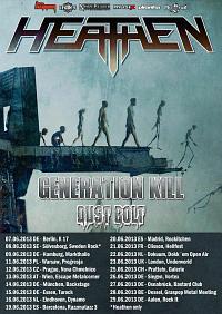 Plakat - Heathen, Generation Kill, Dust Bolt