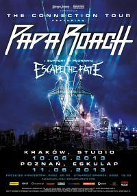 Plakat - Papa Roach, Escape the Fate