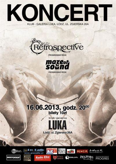 Plakat - Retrospective, Maze of Sound