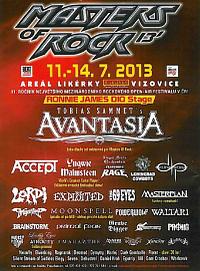 Plakat - Masters of Rock 2013