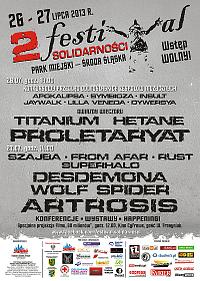 Plakat - 2. Festiwal Solidarności