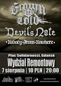 Plakat - Grown Cold, Devil's Note, Nobody From Nowhere