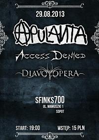 Plakat - Apulanta, Access Denied, Diavolopera