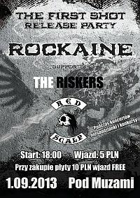 Plakat - Rockaine, The Riskers, Red Scalp