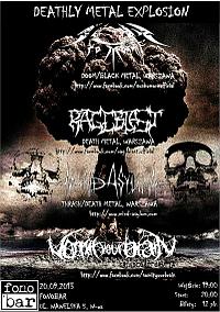 Plakat - Sun No More, Rageblast, Mind Asylum