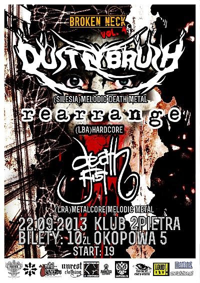 Plakat - Dust n Brush, Rearrange, Death Fist