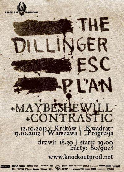 Plakat - The Dillinger Escape Plan, Maybeshewill