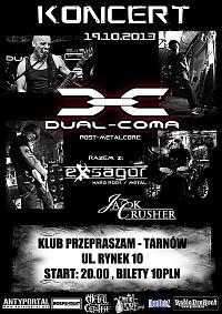 Plakat - Dual Coma, Exsagor, Jack Crusher