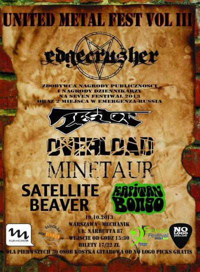 Plakat - Edgecrusher, Testor, Overload, Minetaur