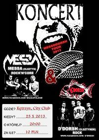 Plakat - Messa, D'Dorsh