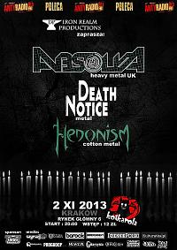 Plakat - Absolva, Death Notice, Hedonism
