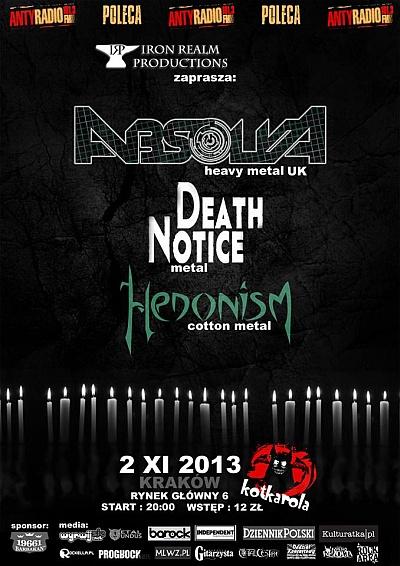 Plakat - Absolva, Death Notice, Hedonism