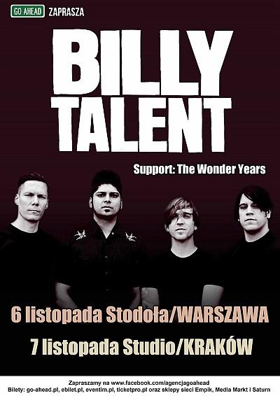 Plakat - Billy Talent, The Wonder Years