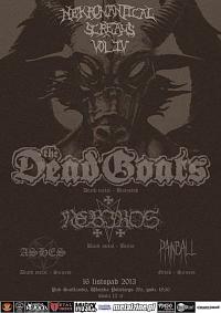 Plakat - The Dead Goats, Nebiros, Ashes