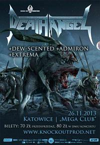 Plakat - Death Angel, Dew-Scented, Adimiron