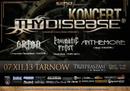 Koncert Thy Disease, Orion, Pneumatic Frost, Arthemore