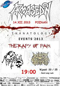 Plakat - Armagedon, Therapy of Pain, Morthus
