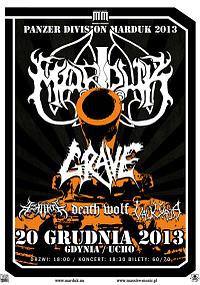 Plakat - Marduk, Grave, Valkyrja, Death Wolf