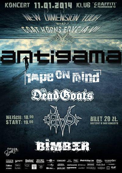 Plakat - Antigama, Rape On Mind, The Dead Goats