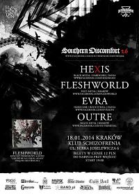 Plakat - Hexis, Fleshworld, Evra, Outre