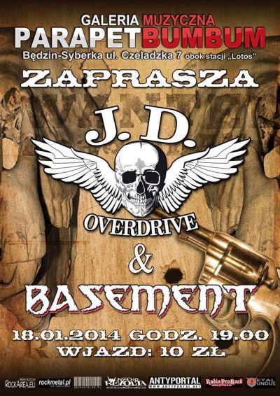 Plakat - J. D. Overdrive, Basement