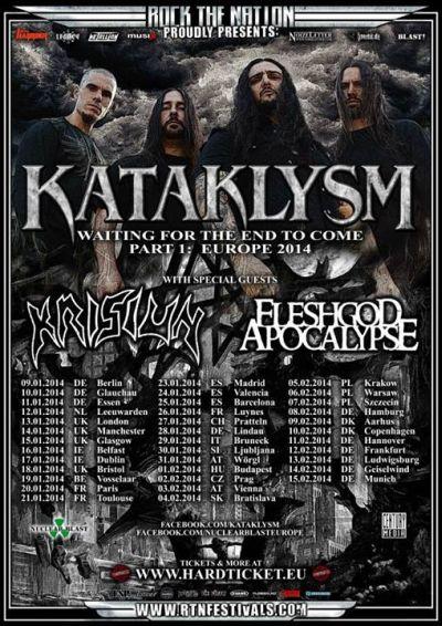 Plakat - Kataklysm, Krisiun, Fleshgod Apocalypse