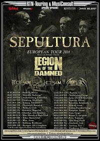 Plakat - Sepultura, Legion Of The Damned