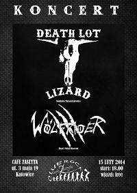 Plakat - Death Lot Lizard, WolfRider