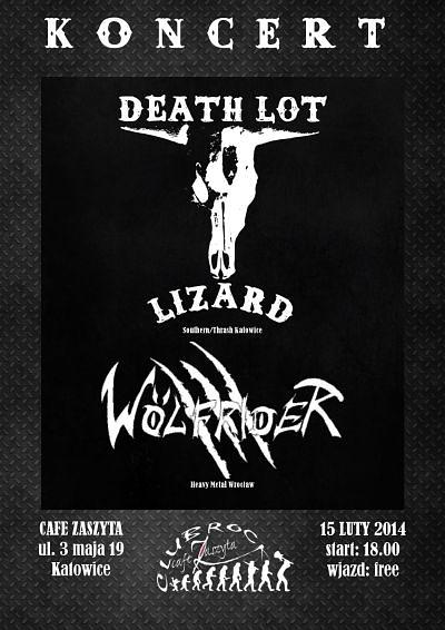 Plakat - Death Lot Lizard, WolfRider