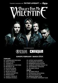 Plakat - Bullet For My Valentine, While She Sleeps