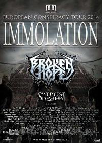 Plakat - Immolation, Broken Hope
