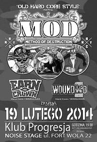Plakat - M.O.D., Earn the Crown, Wounded Knee