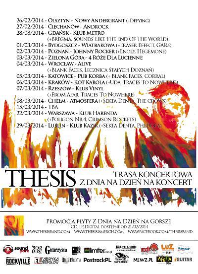 Plakat - Thesis, Uda, Traces to Nowhere