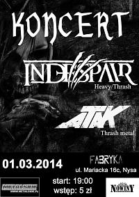 Plakat - InDespair, Atak