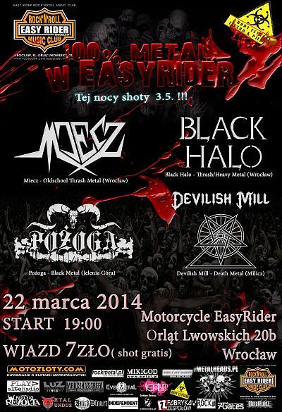 Plakat - Miecz, Black Halo, Devilish Mill