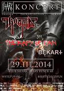 Koncert Trauma, Therapy of Pain, Bękart