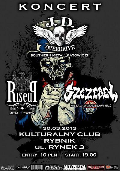 Plakat - J. D. Overdrive, Rise Up, Szczebel