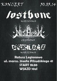 Plakat - Lostbone, Neshorn, Overload