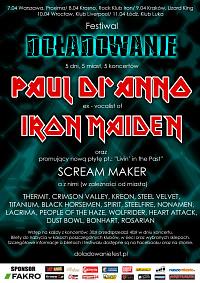 Plakat - Paul Di Anno, Scream Maker, Crimson Valley