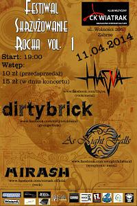 Plakat - Hajva, Dirty Brick, As Night Falls