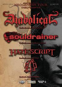 Plakat - Diabolical, Souldrainer, Hatescript